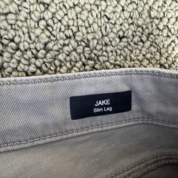 Mavi Jake Slim Leg Beige Denim Jeans US Men's 33x34 - Picture 7 of 9